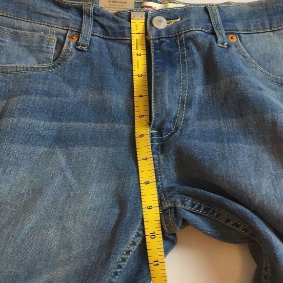 NWT Levi's Boy’s Jeans 511 Slim from Hip to Ankle Stretch 91R511-L3J Sz 16 28x28 - Picture 12 of 16